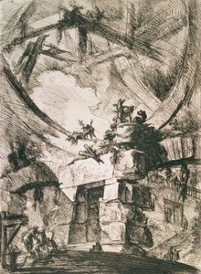 Ein imaginäres Gefängnis: Platte IX aus der Serie Carceri d